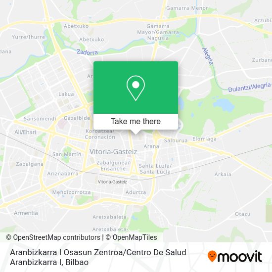 Aranbizkarra I Osasun Zentroa / Centro De Salud Aranbizkarra I map