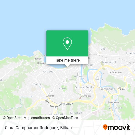 Clara Campoamor Rodríguez map