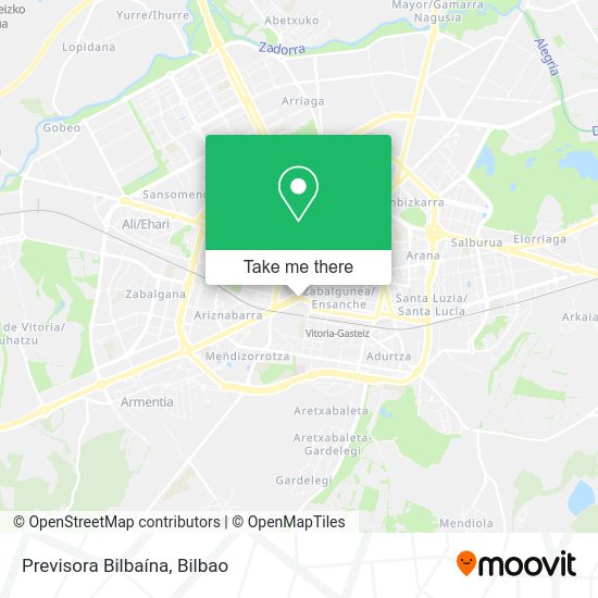 Previsora Bilbaína map