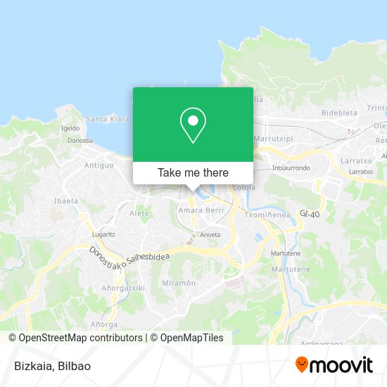 Bizkaia map