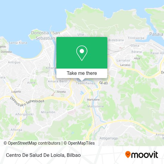 Centro De Salud De Loiola map
