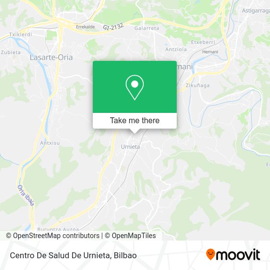 Centro De Salud De Urnieta map