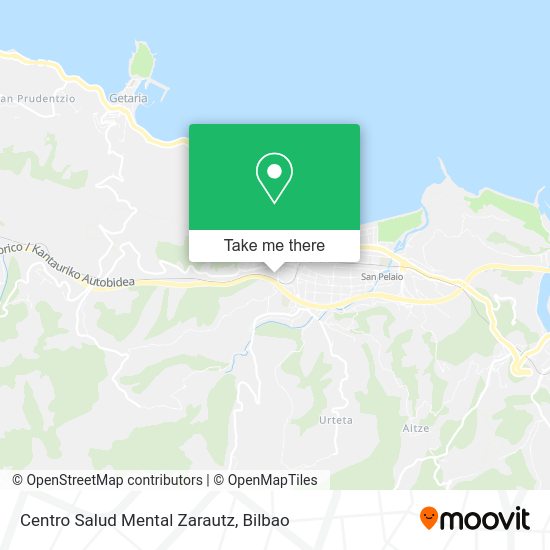 Centro Salud Mental Zarautz map