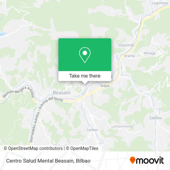 Centro Salud Mental Beasain map