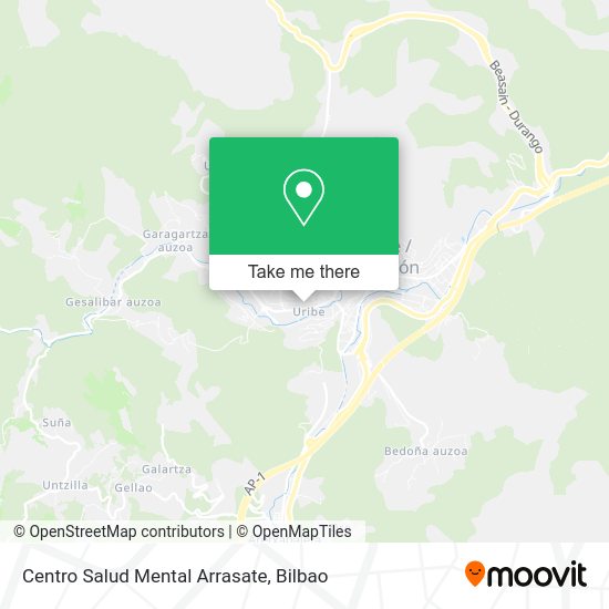 Centro Salud Mental Arrasate map