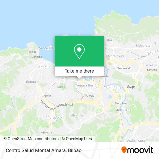 Centro Salud Mental Amara map