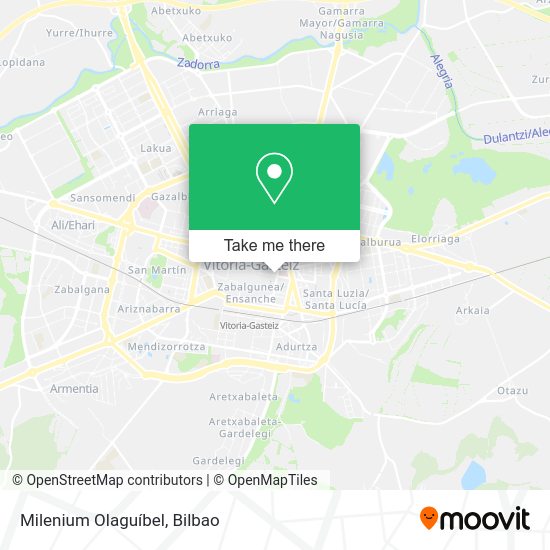 Milenium Olaguíbel map
