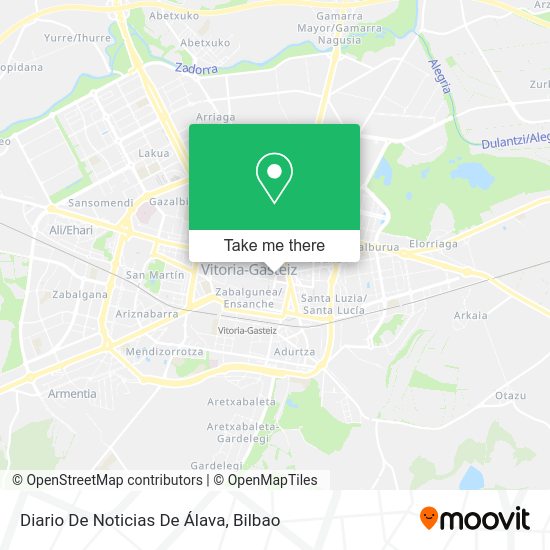 Diario De Noticias De Álava map