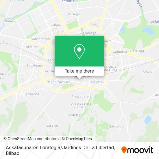 Askatasunaren Lorategia / Jardines De La Libertad map