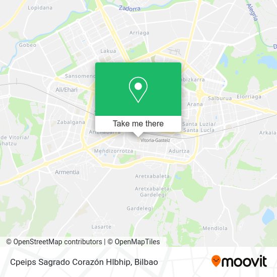 Cpeips Sagrado Corazón Hlbhip map