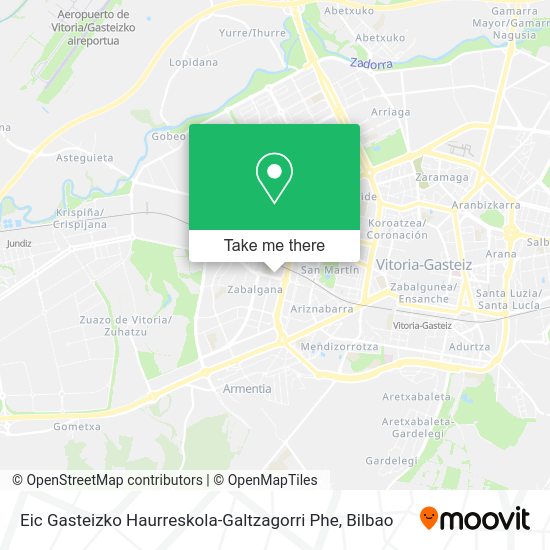 Eic Gasteizko Haurreskola-Galtzagorri Phe map