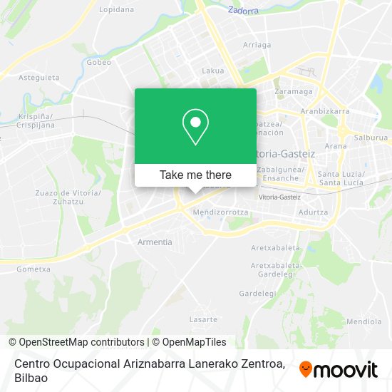 Centro Ocupacional Ariznabarra Lanerako Zentroa map
