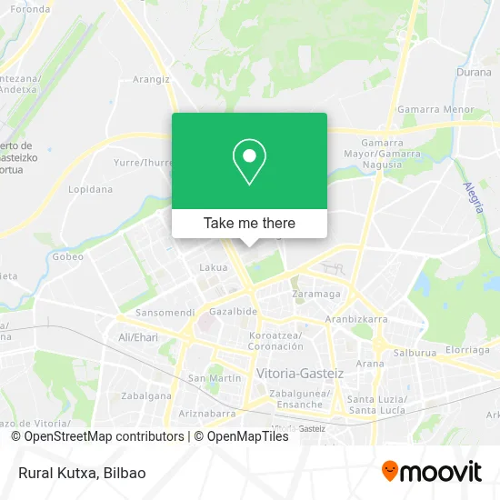 Rural Kutxa map