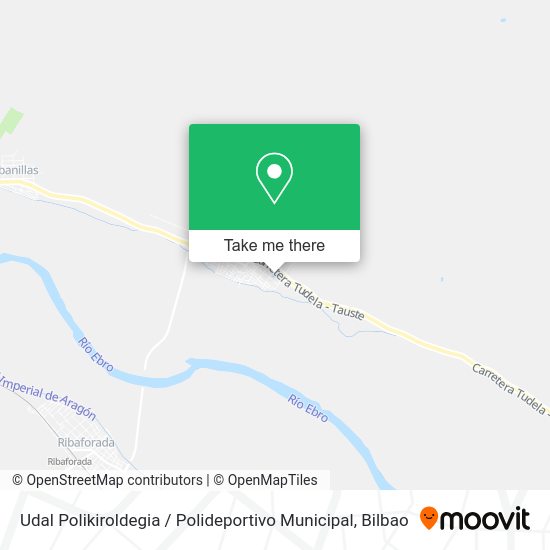 Udal Polikiroldegia / Polideportivo Municipal map