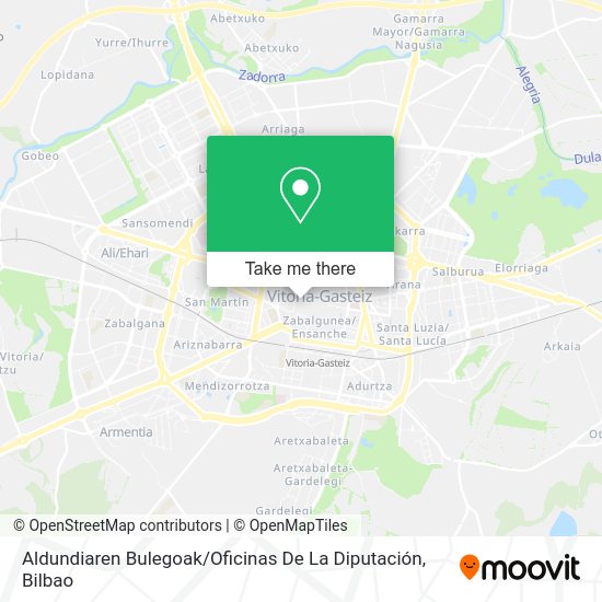 Aldundiaren Bulegoak / Oficinas De La Diputación map