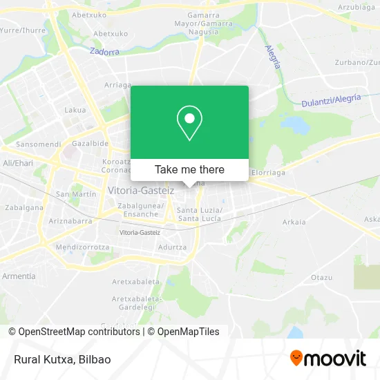 Rural Kutxa map