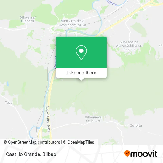 Castillo Grande map