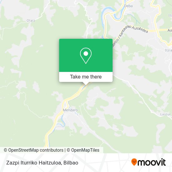 Zazpi Iturriko Haitzuloa map