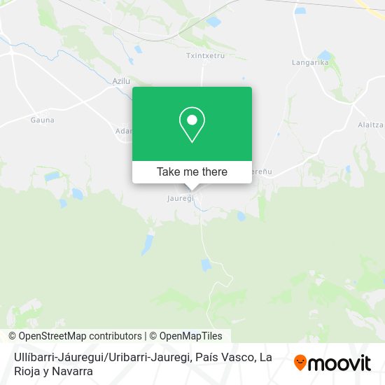 Ullíbarri-Jáuregui / Uribarri-Jauregi map
