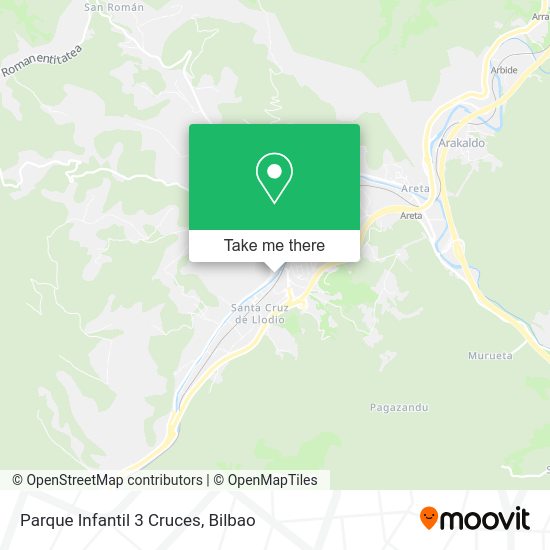 Parque Infantil 3 Cruces map