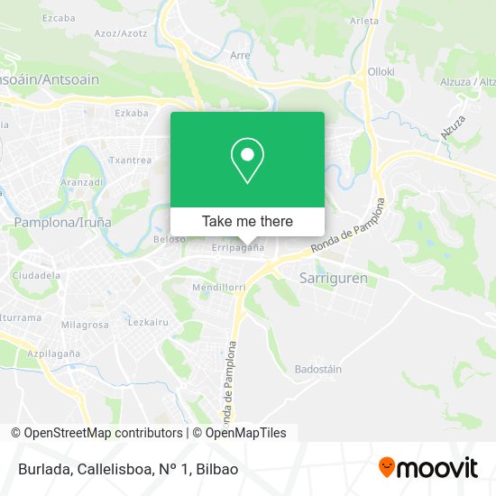 Burlada, Callelisboa, Nº 1 map