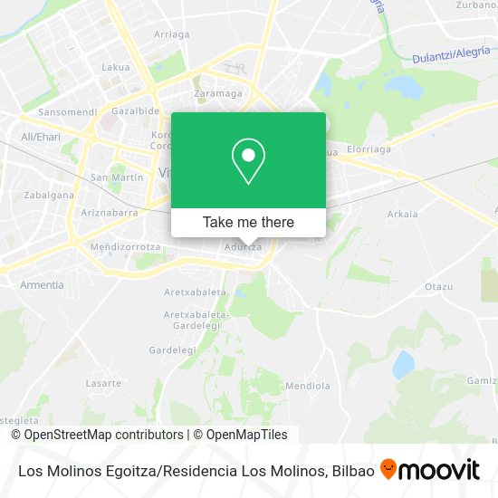 Los Molinos Egoitza / Residencia Los Molinos map