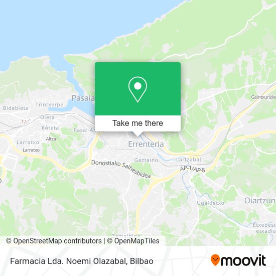 Farmacia Lda. Noemi Olazabal map