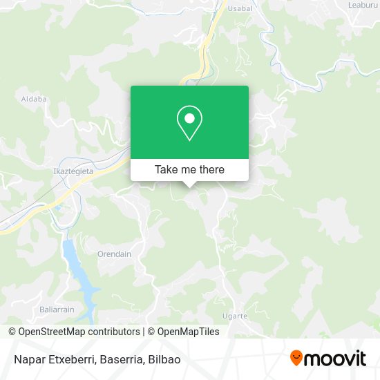 Napar Etxeberri, Baserria map