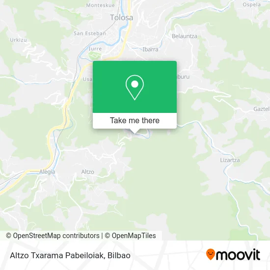 mapa Altzo Txarama Pabeiloiak