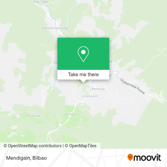 mapa Mendigain