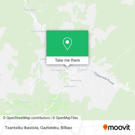 Txantxiku Ikastola, Gazteleku map