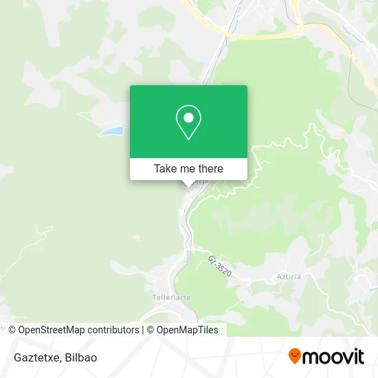 mapa Gaztetxe