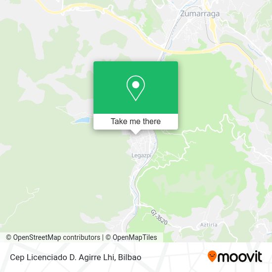 Cep Licenciado D. Agirre Lhi map