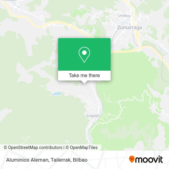 Aluminios Aleman, Tailerrak map