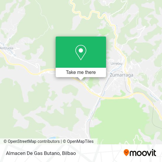 Almacen De Gas Butano map