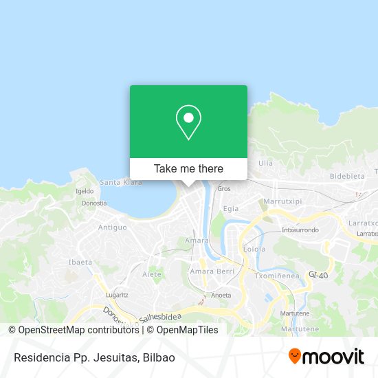 Residencia Pp. Jesuitas map