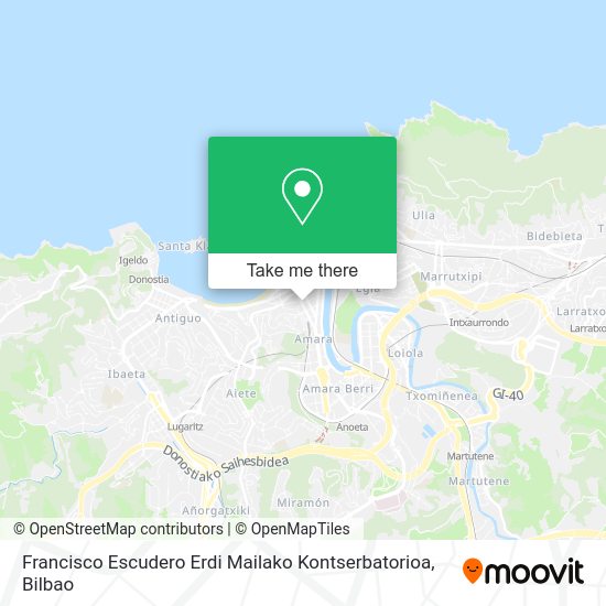 Francisco Escudero Erdi Mailako Kontserbatorioa map