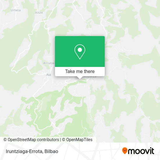 mapa Iruntziaga-Errota