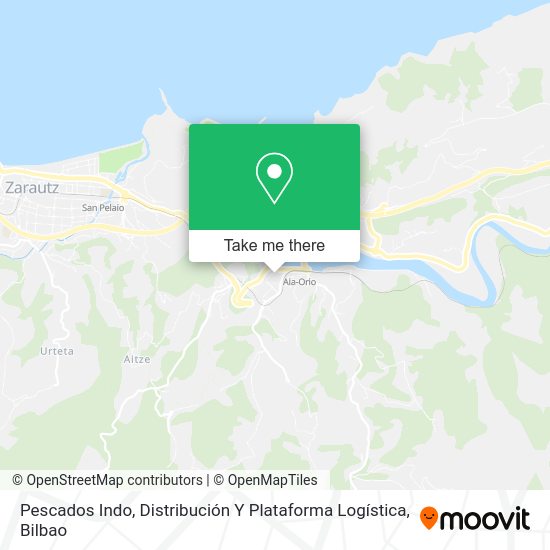 Pescados Indo, Distribución Y Plataforma Logística map