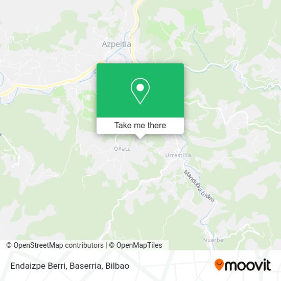 Endaizpe Berri, Baserria map