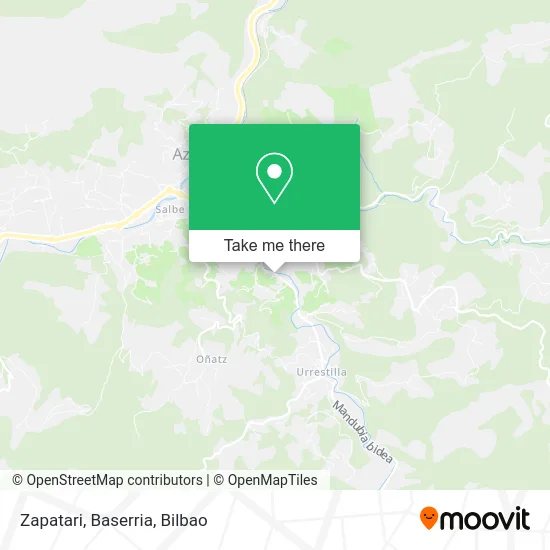 Zapatari, Baserria map