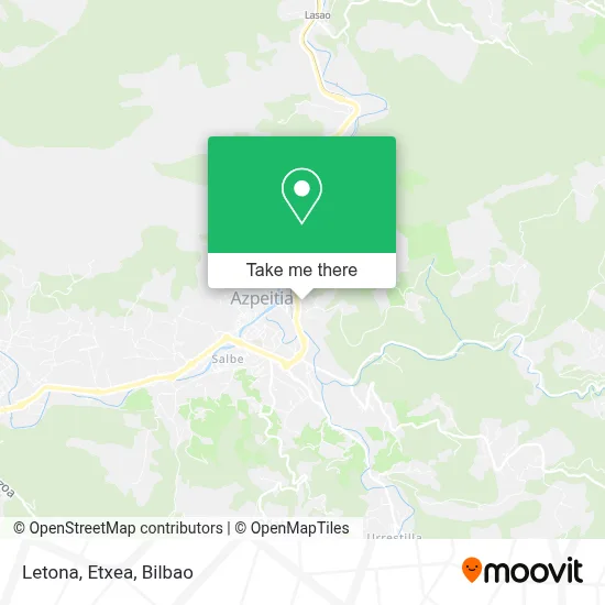 Letona, Etxea map