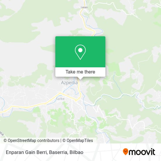 Enparan Gain Berri, Baserria map