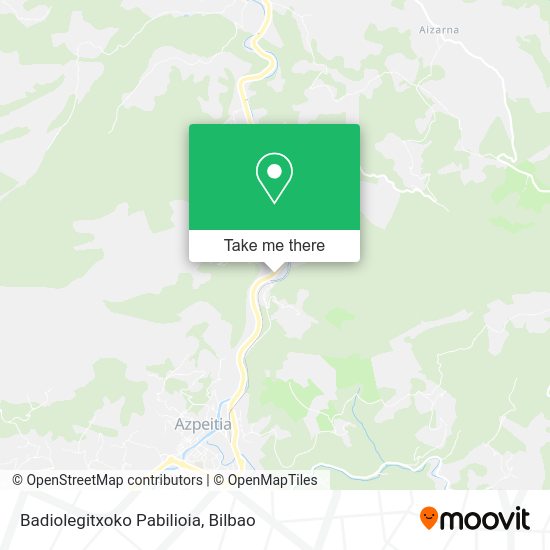 Badiolegitxoko Pabilioia map