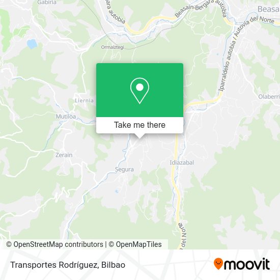 Transportes Rodríguez map