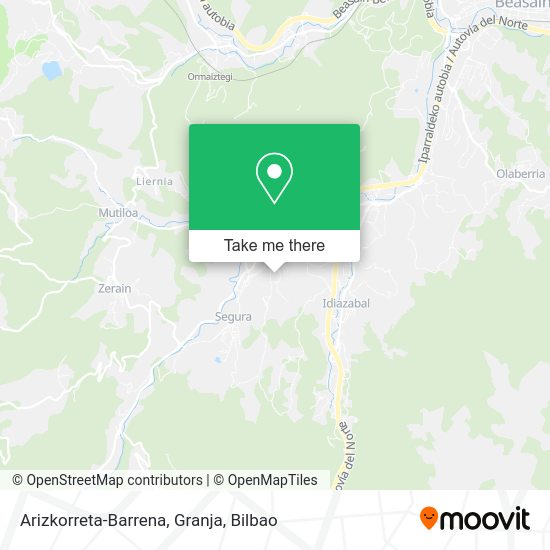 Arizkorreta-Barrena, Granja map