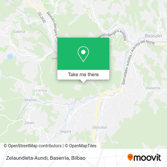 Zelaundieta-Aundi, Baserria map