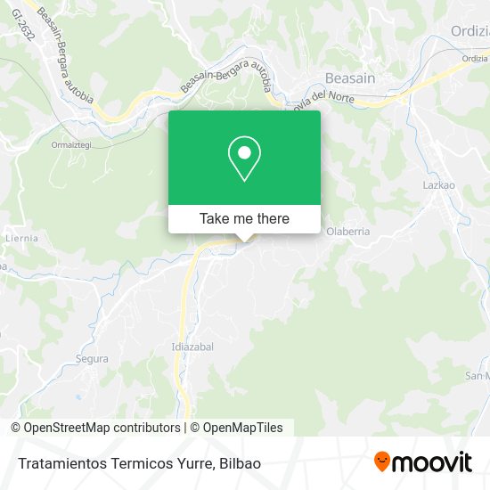 Tratamientos Termicos Yurre map