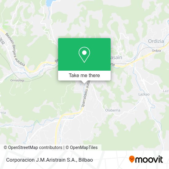 Corporacion J.M.Aristrain S.A. map