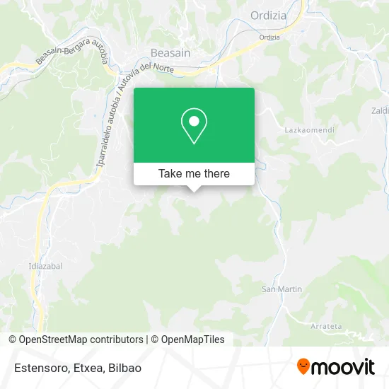 Estensoro, Etxea map